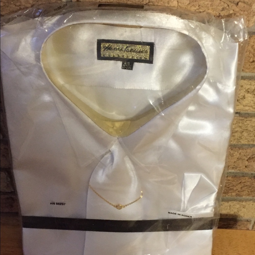 New 4XB men dress shirt